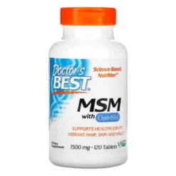 DOCTOR'S BEST MSM 1500 mg 120 veg tabs.