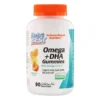 DOCTOR'S BEST Omega+DHA Citrus 90 gummies