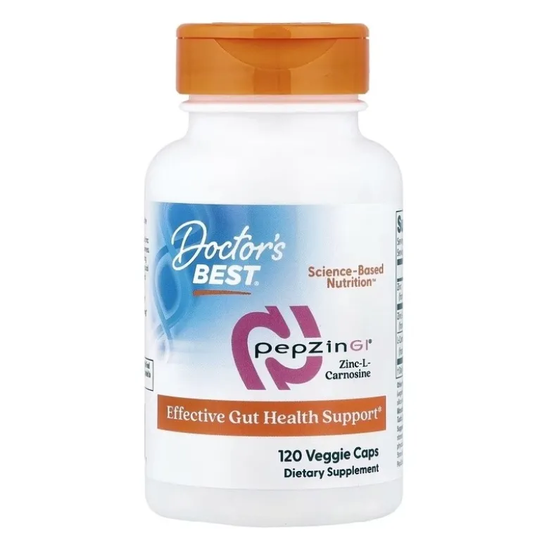 DOCTOR'S BEST PepZin GI® 120 veg caps.