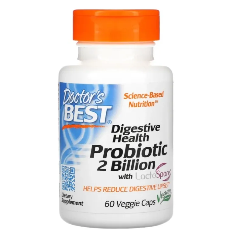 DOCTOR'S BEST Probiotic 2 Billion LactoSpore 60 vcaps