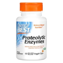 DOCTOR'S BEST Proteolytic Enzymes 90 veg caps.