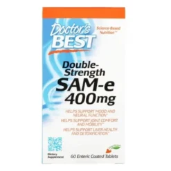 DOCTOR'S BEST SAMe Double-Strength 400 mg 60 tabs.