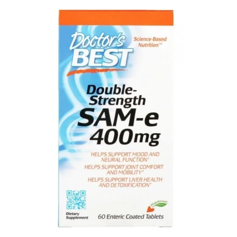 DOCTOR'S BEST SAMe Double-Strength 400 mg 60 tabs.