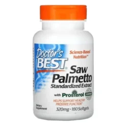 DOCTOR'S BEST Saw Palmetto 320 mg 180 softgels