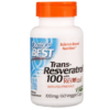 DOCTOR'S BEST Trans-Resveratrol 100 mg + ResVinol 60 veg caps.