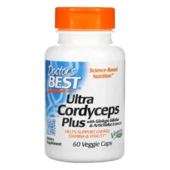 DOCTOR'S BEST Ultra Cordyceps Plus 60 veg caps.