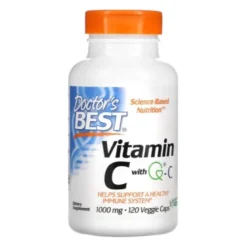 DOCTOR'S BEST Vitamin C with Quali-C 1000 mg 120 veg caps.