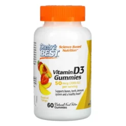 DOCTOR'S BEST Witamina D3 Kids Gummies 60 żelek