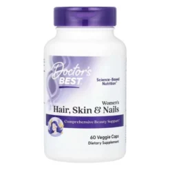 DOCTOR'S BEST Womens Hair,Skin & Nails 60 veg caps.