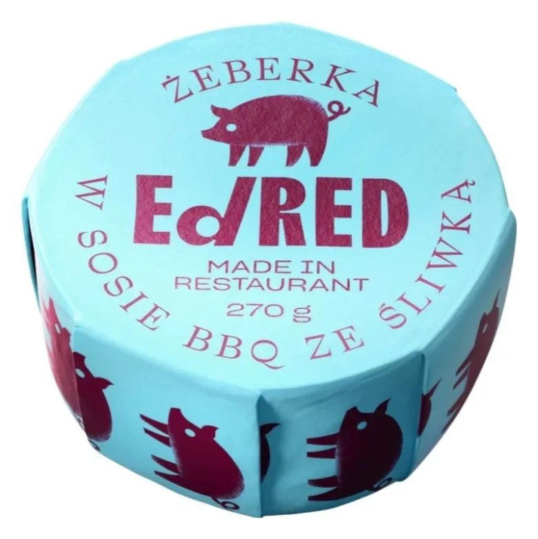 EDRED Żeberka w sosie BBQ ze Śliwką 270 g