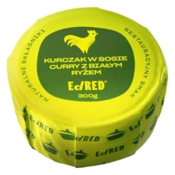 EDRED Kurczak w Sosie Curry z Białym Ryżem 300 g