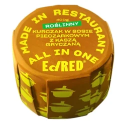EDRED Roślinny Kurczak w Sosie Pieczarkowym z Kaszą Gryczaną 400 g