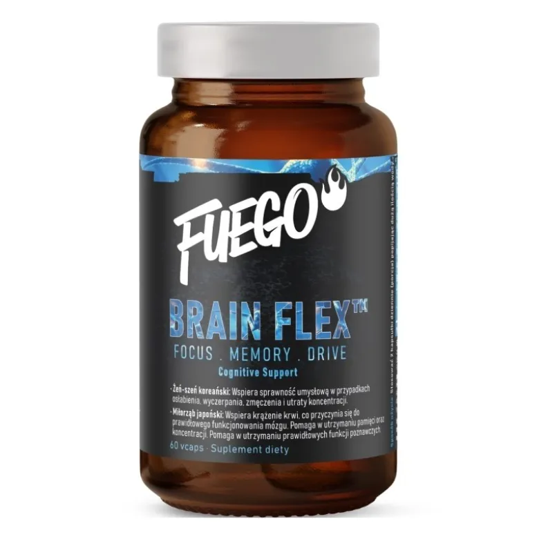 FUEGO Brain Flex 60 veg caps.
