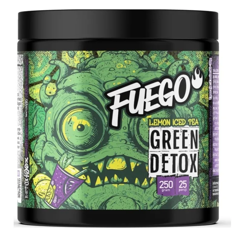 FUEGO Green Detox 250 g Lemon Ice Tea