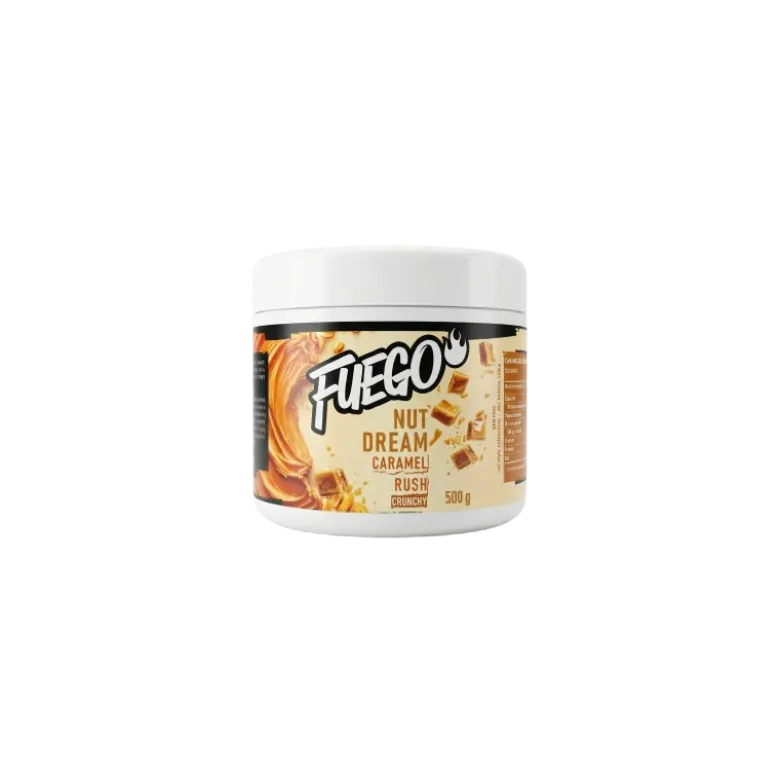 FUEGO Krem Nut Dream Caramel Rush Crunchy 500 g