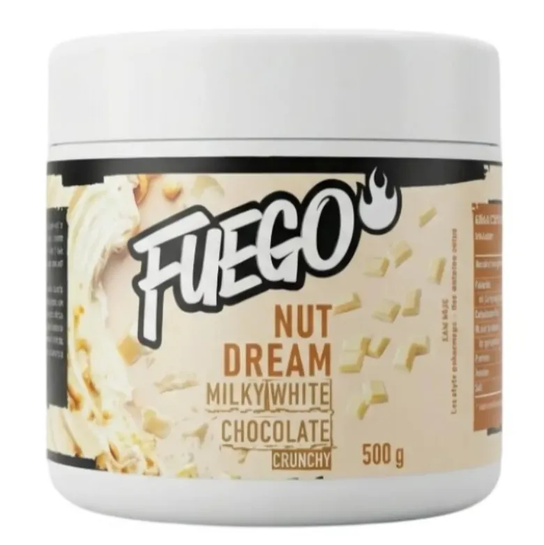 FUEGO Krem Nut Dream Milky White Chocolate Crunchy 500 g