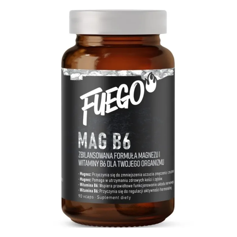 FUEGO Mag B6 90 veg caps.