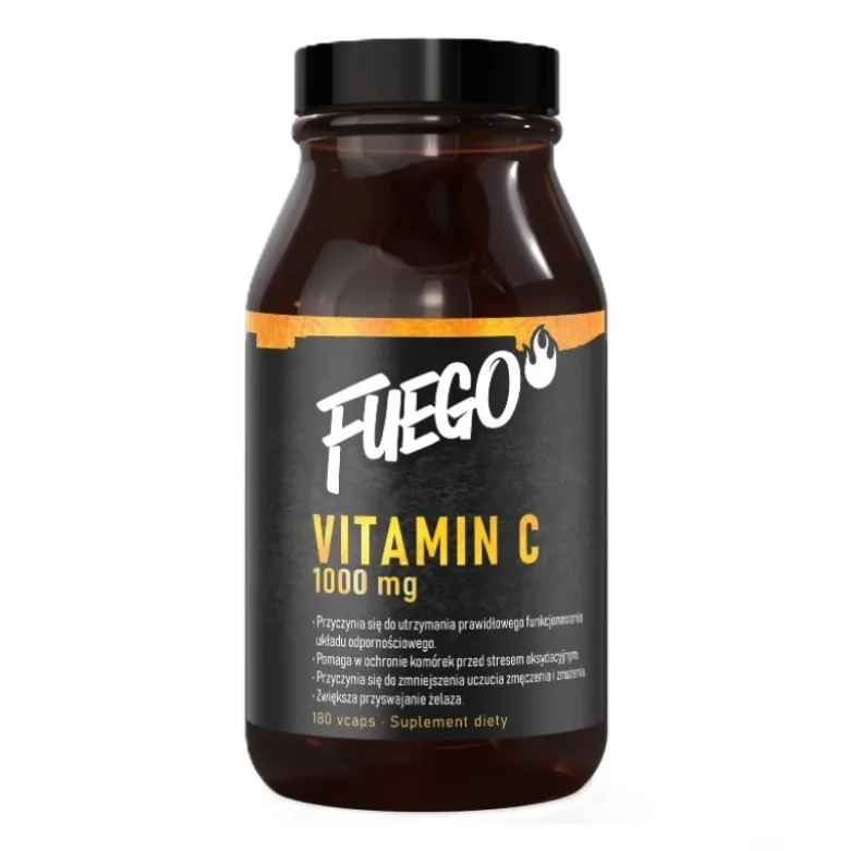FUEGO Vitamin C 1000 mg 180 veg caps.