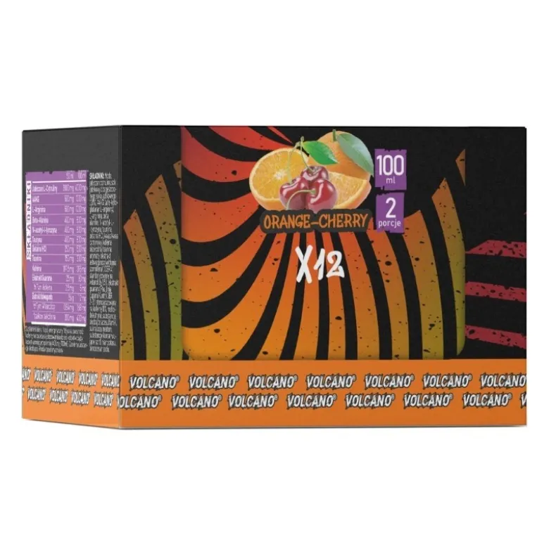 FUEGO Volcano Pre BOX 12 X 100 ml Orange Cherry