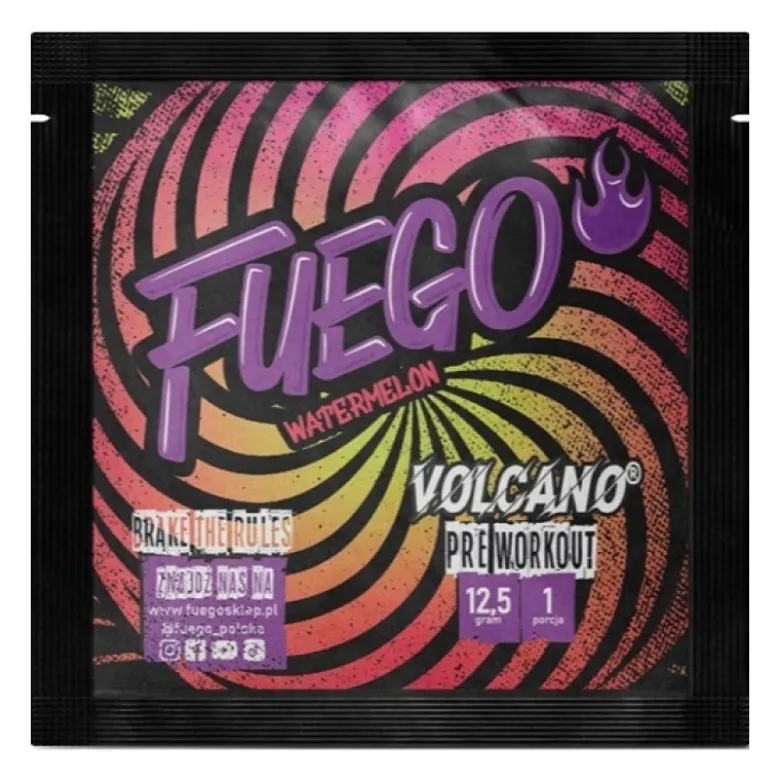 FUEGO Volcano Pre Workout 12,5 g saszetka