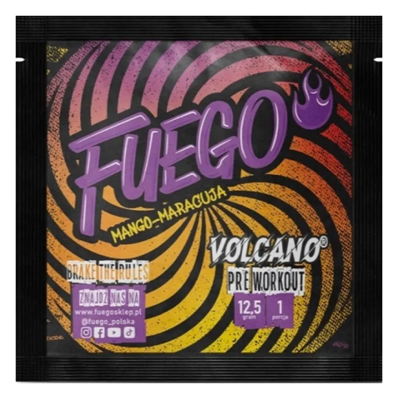 FUEGO Volcano Pre Workout 12,5 g saszetka