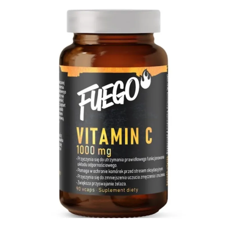 FUEGO Witamina C 1000 mg 90 veg caps.