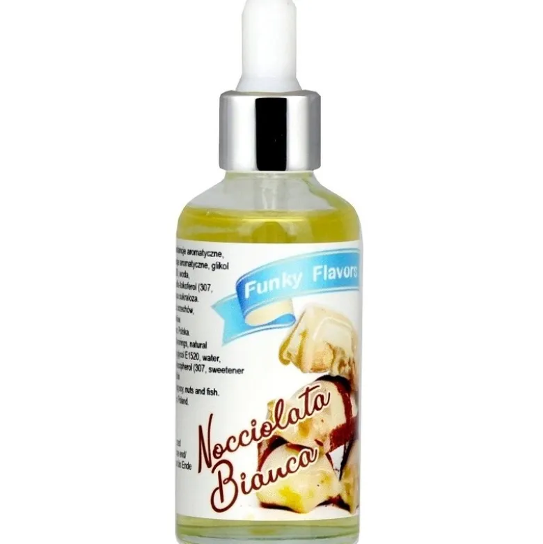FUNKY FLAVORS Aromat Słodzony 50 ml Nocciolata Bianca / Krem z orzechów laskowych