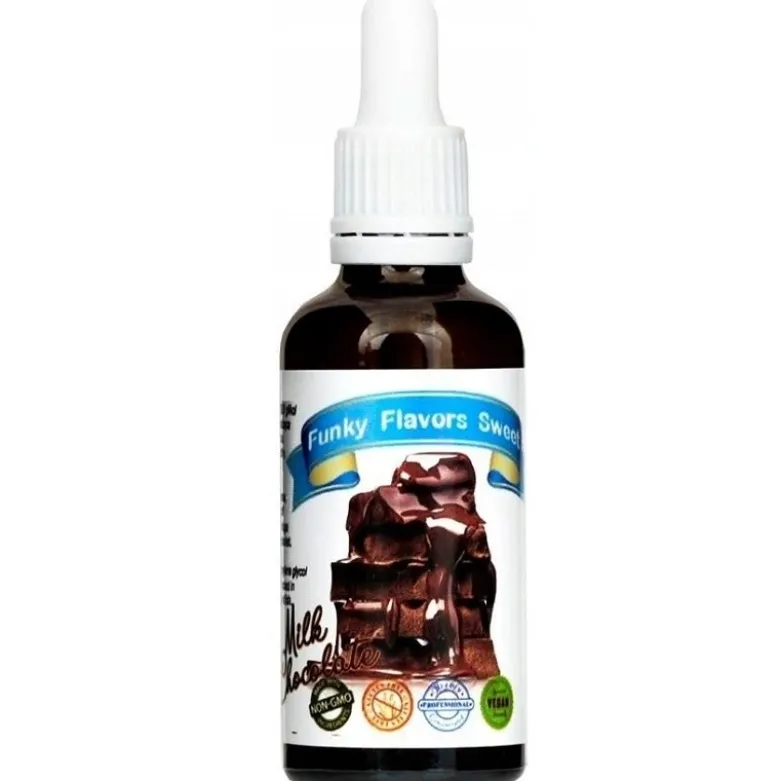 FUNKY FLAVORS Aromat Słodzony 50 ml Milk Chocolate / Mleczna Czekolada