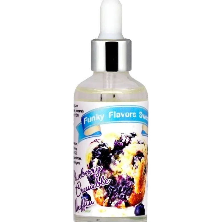 FUNKY FLAVORS Aromat Słodzony 50 ml Blueberry Crumble Muffin / Mufinki Jagodowe