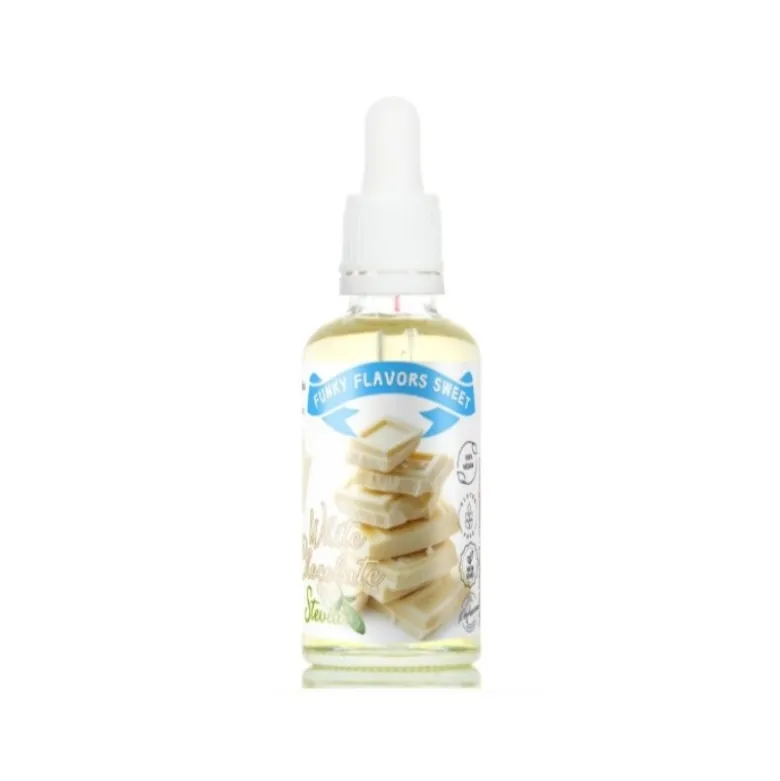 FUNKY FLAVORS Aromat Słodzony 50 ml White Chocolate Stevia