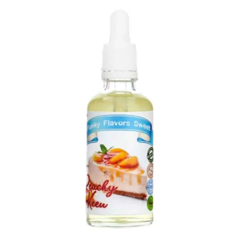 FUNKY FLAVORS Aromat Słodzony 50ml Peachy Keen