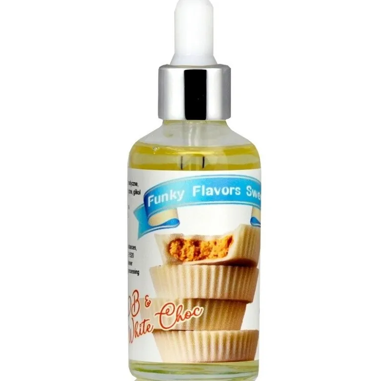FUNKY FLAVORS Aromat Słodzony 50 ml Peanut Butter White Chocolate / Masło orzechowe z białą czekoladą