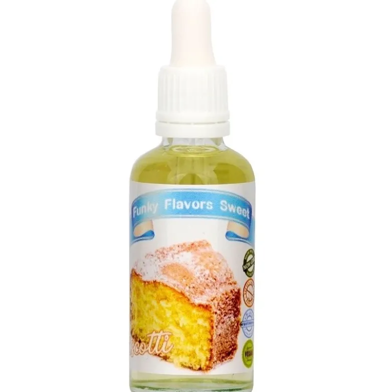 FUNKY FLAVORS Aromat Słodzony 50 ml Biscotti Intense / Biszkopt wersja Intensywna