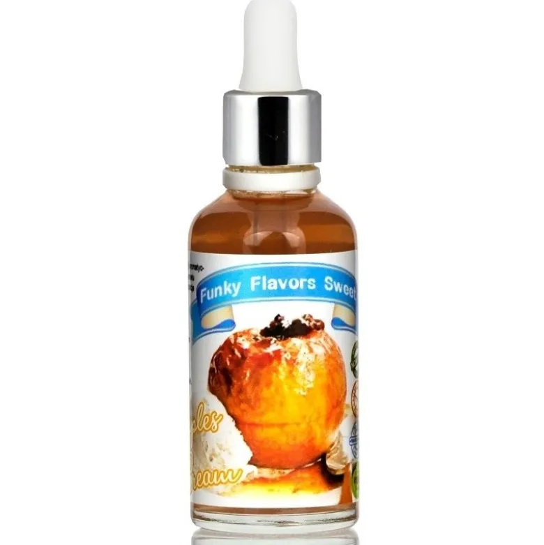 FUNKY FLAVORS Aromat Słodzony 50 ml Apples & Cream / Jabłkowo-Śmietankowy