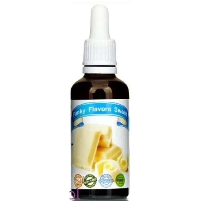 FUNKY FLAVORS Aromat Słodzony 50 ml White Chocolate / Biała Czekolada