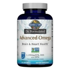 GARDEN OF LIFE Dr. Formulated Advanced Omega 180 gels. Cytryna