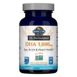 GARDEN OF LIFE Dr.Formulated DHA 1000 mg (Citrus) 30 soft gels.