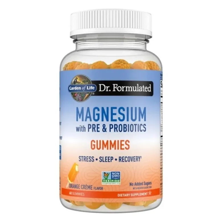 GARDEN OF LIFE Dr.Formulated Magnesium With Pre & Probiotics Gummies 60 gummies Malina