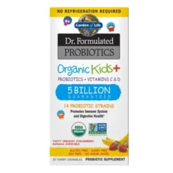 GARDEN OF LIFE Dr.Formulated Probiotics Organic Kids+, 30 chewables