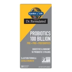 GARDEN OF LIFE Dr. Formulated Probiotics 100 Billion 30 veg caps.