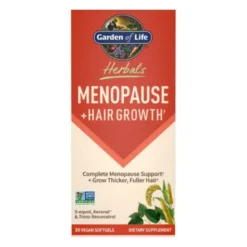 GARDEN OF LIFE Herbals Menopause + Hair Growth 30 veg softgels