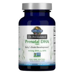GARDEN OF LIFE Vegan Prenatal DHA 400 mg 30 softgels.