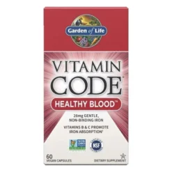 GARDEN OF LIFE Vitamin Code Healthy Blood 60 veg caps.