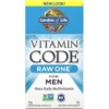 GARDEN OF LIFE Vitamin Code RAW One For Men 75 veg caps.