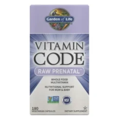 GARDEN OF LIFE Vitamin Code RAW Prenatal 180 veg caps.