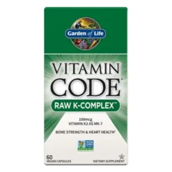 GARDEN OF LIFE Vitamin Code RAW K-Complex 60 veg caps.