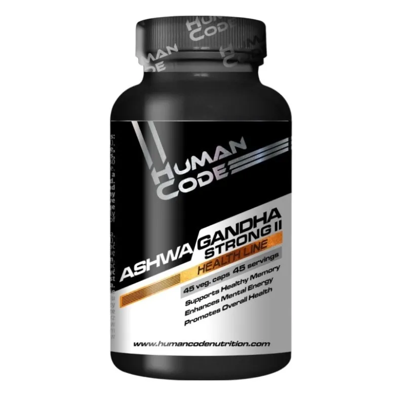 HUMAN CODE Ashwagandha Strong II 45 veg caps.