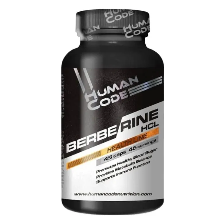 HUMAN CODE Berberine HCL 45 caps.