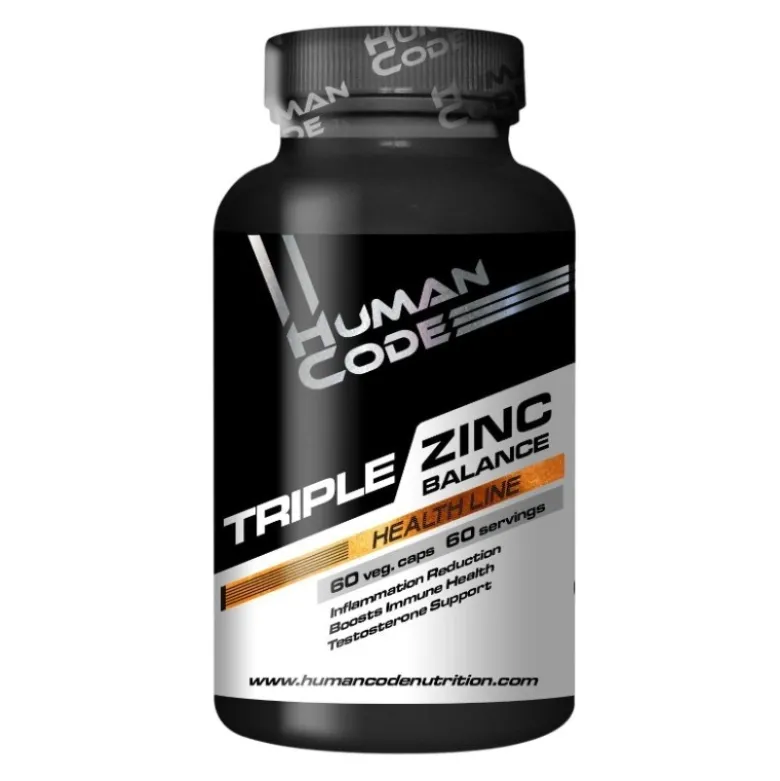 HUMAN CODE Triple Zinc Balance 60 veg caps.