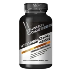 HUMAN CODE Vitamin D3+K2 4000 120 vege caps.